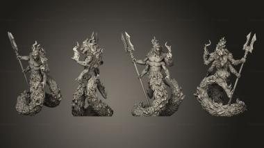 Military figurines Salamander Lord 04 3d model