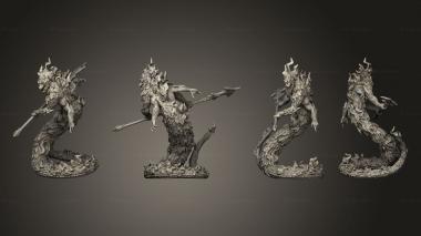 Military figurines Salamander Lord 06 3d model