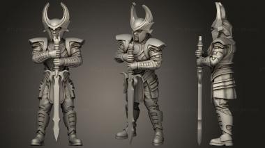 Military figurines Heimdal Gatekeeper 3d model
