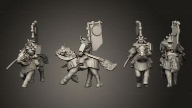 Military figurines Samurai Cavalry 07 3d model