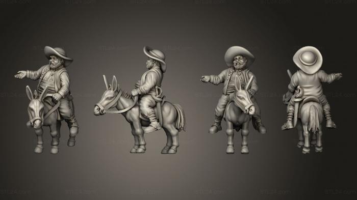 Military figurines (Sancho, STKW_11959) 3D models for cnc