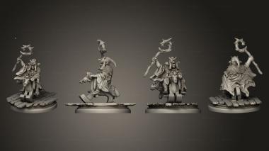 Military figurines Santa and the Gnome Thieves Shaman Toy 3d model