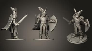 Military figurines Hero Forge Paladin Demo 3d model