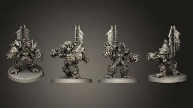 Military figurines Sardan Kar in Ironclad 3d model