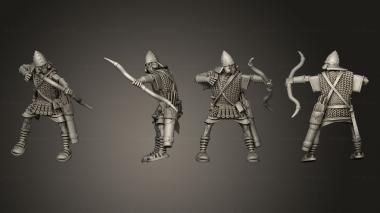Military figurines SASSANID ARCHER ON HORSE 2 3d model