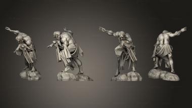 Military figurines SATURN DEVOURING 3d model