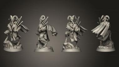 Military figurines saty bard of valor 3d model