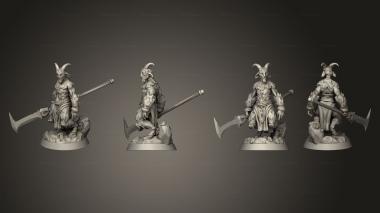 Military figurines satyr champion 3d model