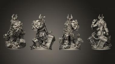Military figurines Satyr Warrior 3d model