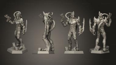 Military figurines Saurian Chimeromorph 3d model