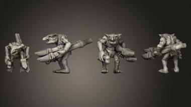 Military figurines Savage Goblins A 6 3d model