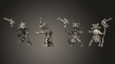 Military figurines Savage Gobo Shaman 3d model