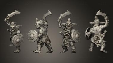 Military figurines Savage Gobo Sword 3d model