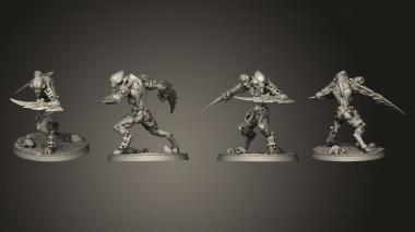 Military figurines Savage Lesser Demon 03 3d model