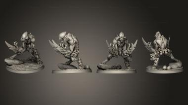 Military figurines Savage Lesser Demon 05 3d model