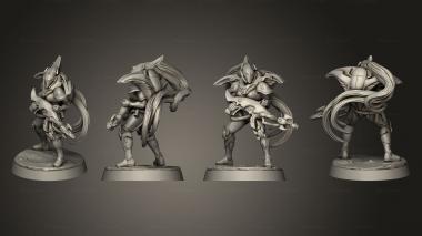 Military figurines Scarabs Void Jumper 3d model