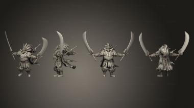 Military figurines Scarlet Khan 2 3d model