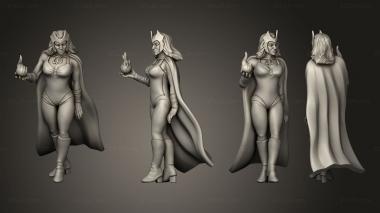 Military figurines Scarlet Witch Wandavision Crimson 3d model