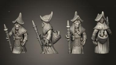Military figurines Scavenger Based 3d model
