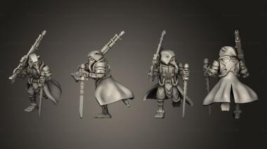 Military figurines Scavenger Stalker 02 3d model