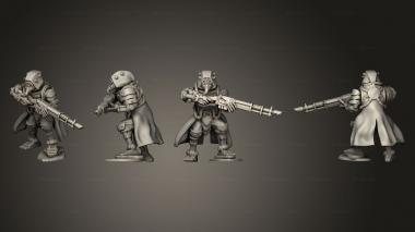 Military figurines Scavenger Stalker 03 3d model