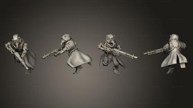 Military figurines Scavenger Stalker 04 3d model