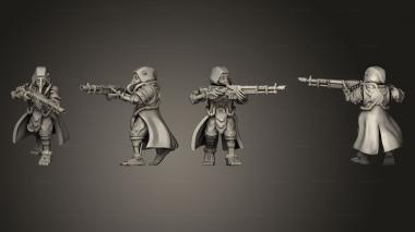 Military figurines Scavenger Stalker 05 3d model