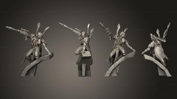 Military figurines (scout 02, STKW_12092) 3D models for cnc
