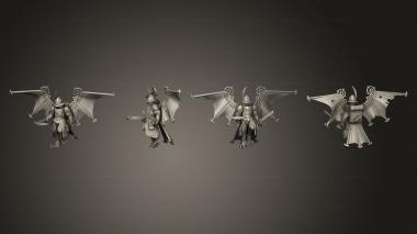 Military figurines scout 05 3d model