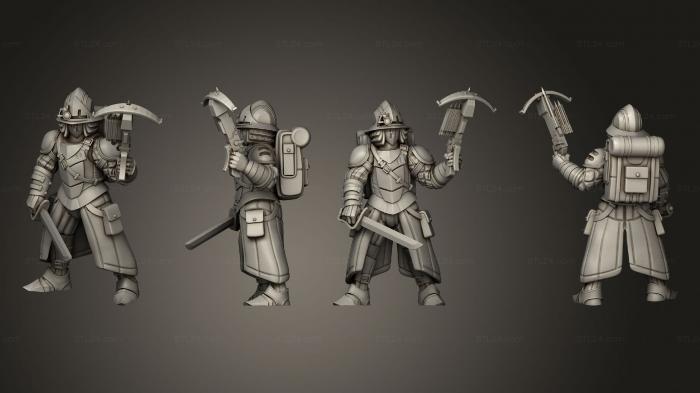 Military figurines (scout 06, STKW_12096) 3D models for cnc