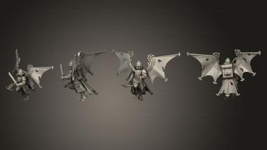 Military figurines scout 11 3d model