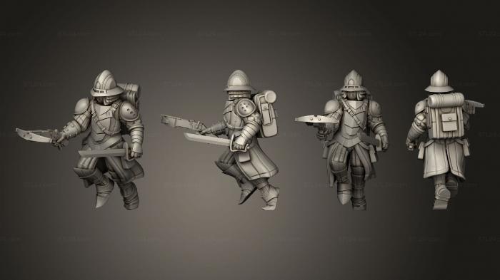 Military figurines (scout 12, STKW_12102) 3D models for cnc
