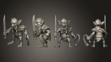 Military figurines Scrapling Axe 02 3d model