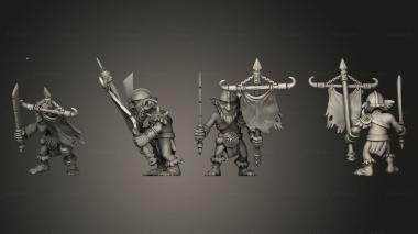 Military figurines Scrapling Axe 04 3d model