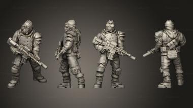 Military figurines Scrapper 3d model