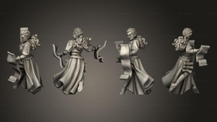 Military figurines (SCROLL MASTER, STKW_12115) 3D models for cnc