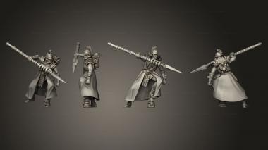 Military figurines Scutaari 1 3d model