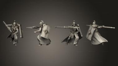 Military figurines Scutaari 10 3d model