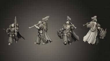 Military figurines scylla battle brothers beast hunter 3d model