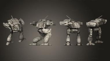 Military figurines SDC Prime 4 3d model