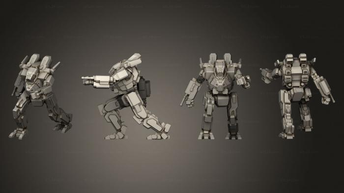 Military figurines (SDR A 4, STKW_12130) 3D models for cnc