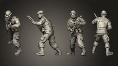 Military figurines SE bomber 004 3d model