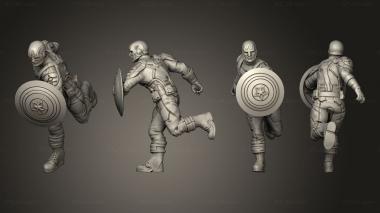 Military figurines SE bomber 007 3d model