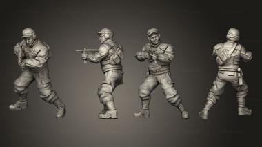 Military figurines SE Telecom 3d model