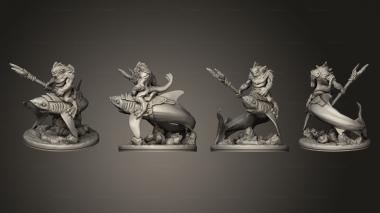 Military figurines Sea Devil Baron 003 3d model
