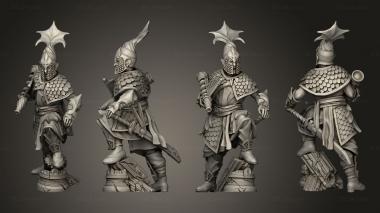 Military figurines Sea Guard Captain 3d model