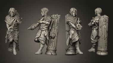 Military figurines Sea Guard Musician 3d model