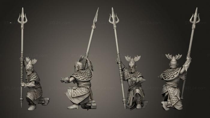 Military figurines (Sea Guard 01, STKW_12152) 3D models for cnc