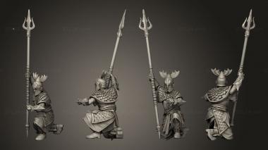 Military figurines Sea Guard 01 3d model