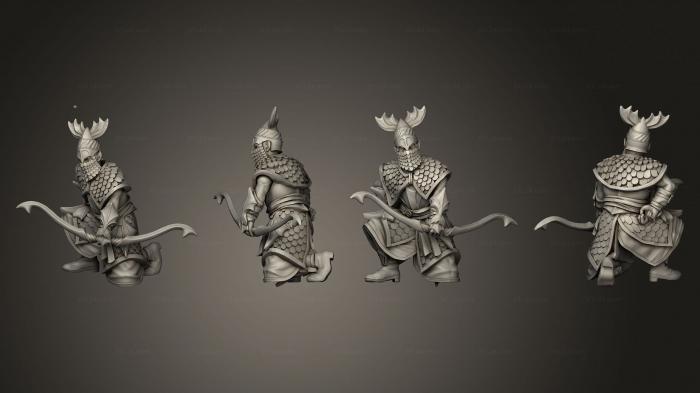 Military figurines (Sea Guard 04, STKW_12155) 3D models for cnc